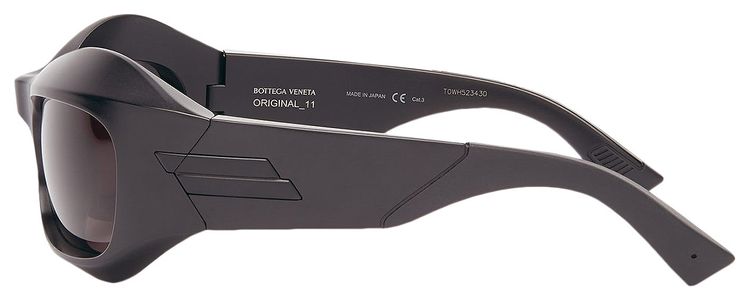 Bottega Veneta Sunglasses Semi Shiny Solid Black