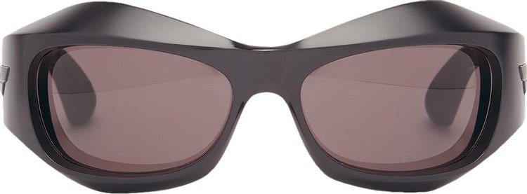 Bottega Veneta Sunglasses 'Semi Shiny Solid Black'