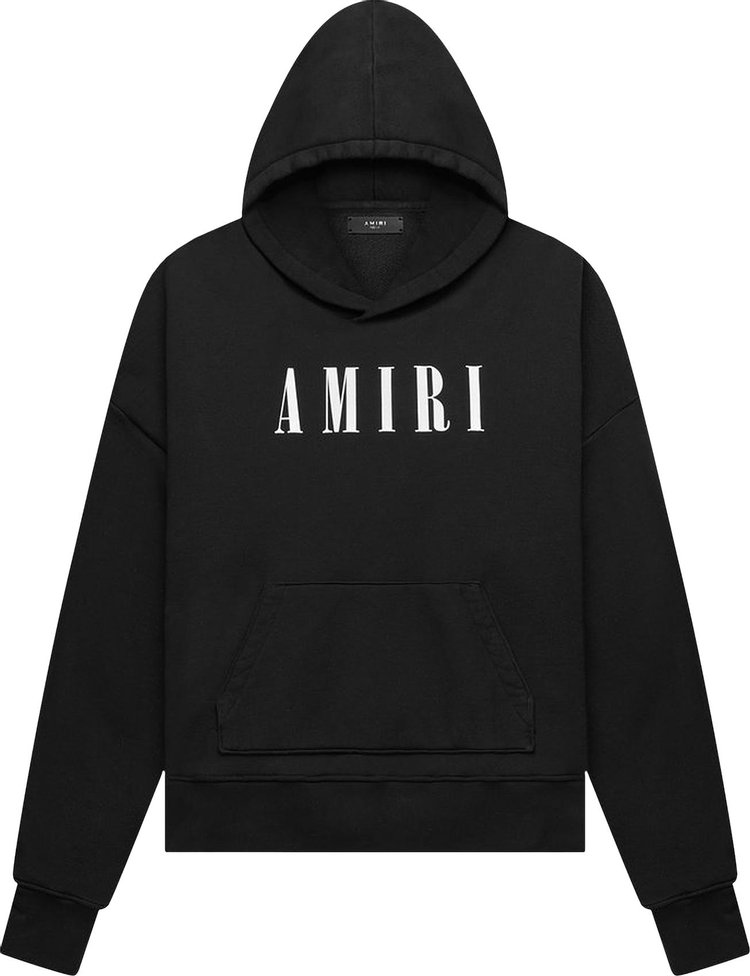 Buy Amiri Core Logo Hoodie 'Black' - XMJL002 001 BLAC | GOAT