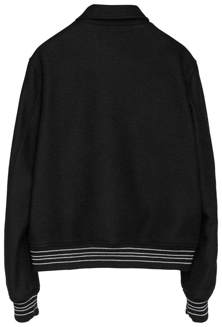 Amiri Bones Varsity Jacket Black