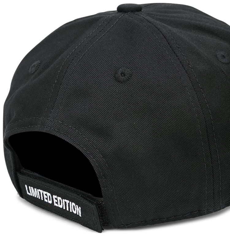 Vetements No Mainstream Logo Cap Black