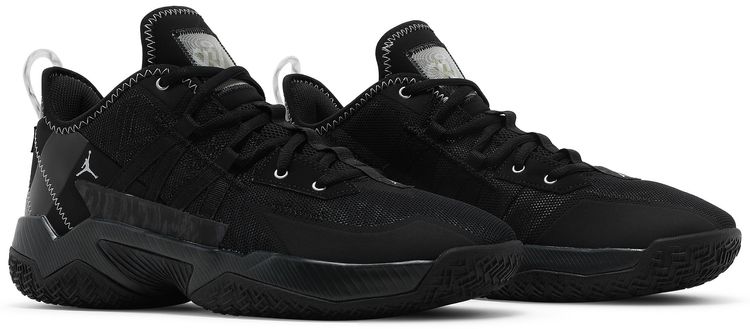 Air Jordan One Take 2 Black Metallic Silver