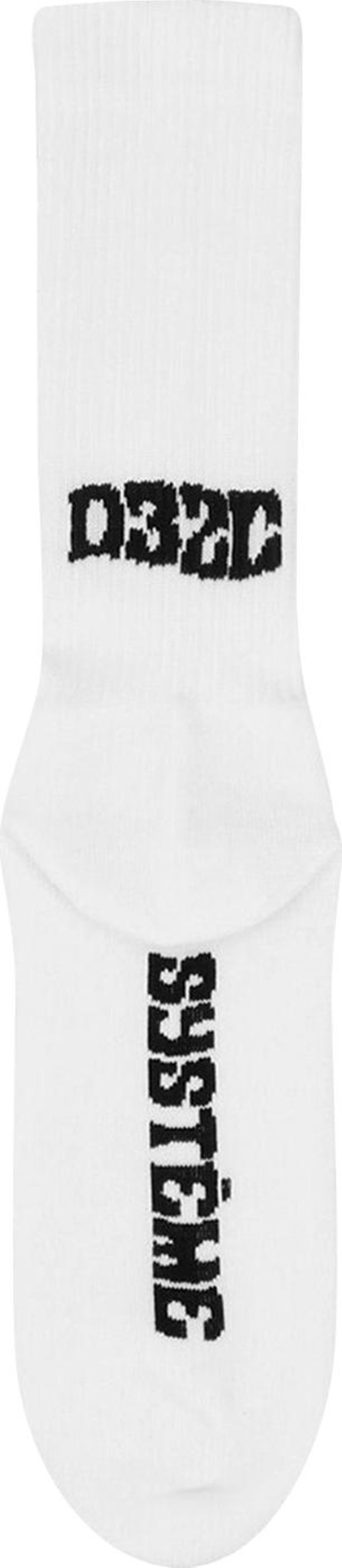 032C Systeme Logo Socks White