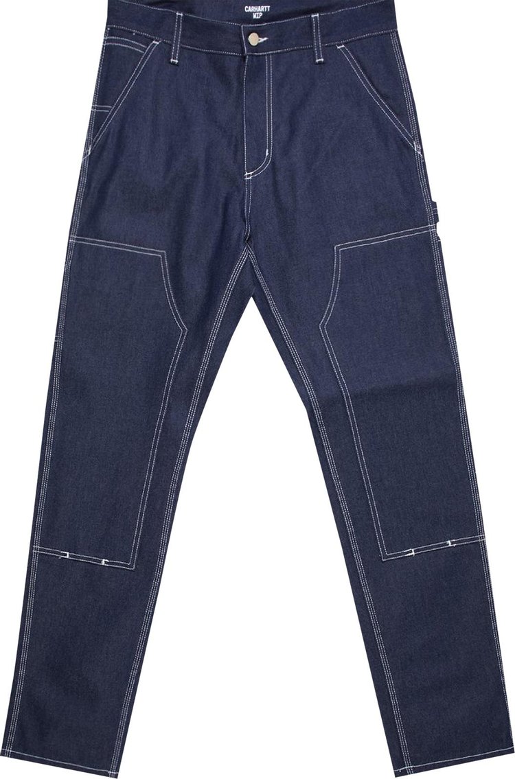 Buy Carhartt WIP Ruck Double Knee Pant 'Blue Rigid' - I022949 BLUE | GOAT