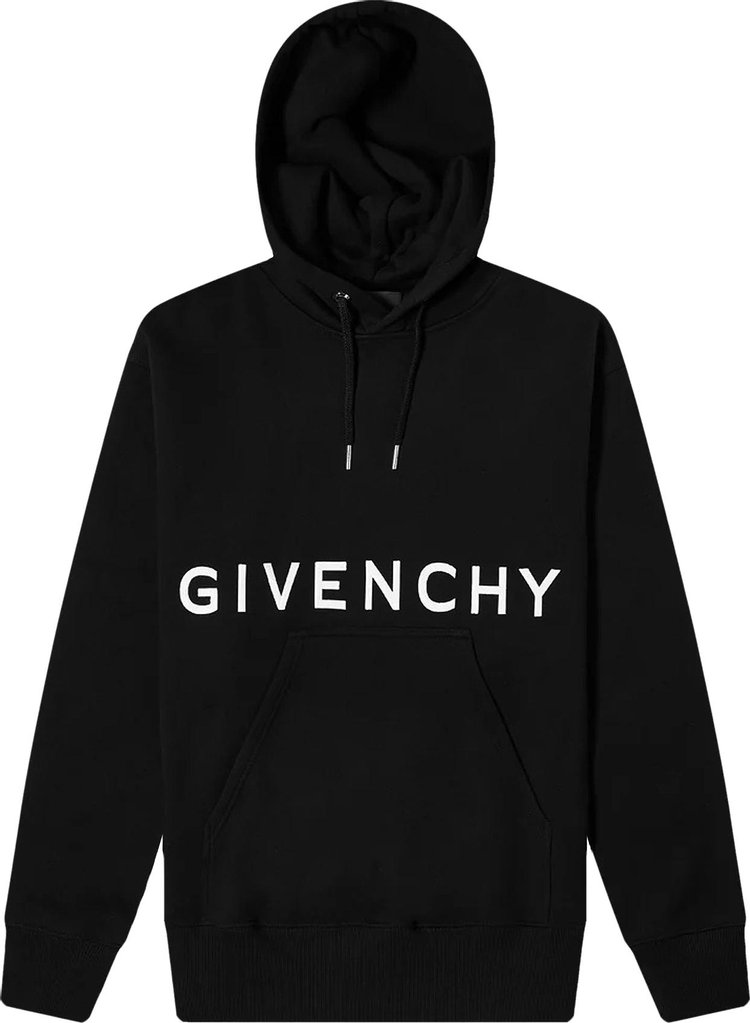 Givenchy Embroidered Hoodie 'Black'