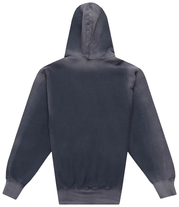 Les Tien Cropped Hoodie Navy