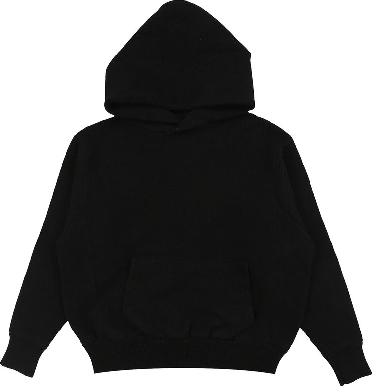 Les Tien Cashmere Cropped Hoodie 'Black'