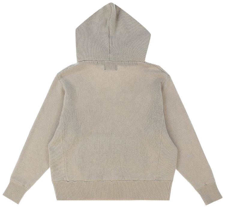 Les Tien Cashmere Cropped Hoodie Sand