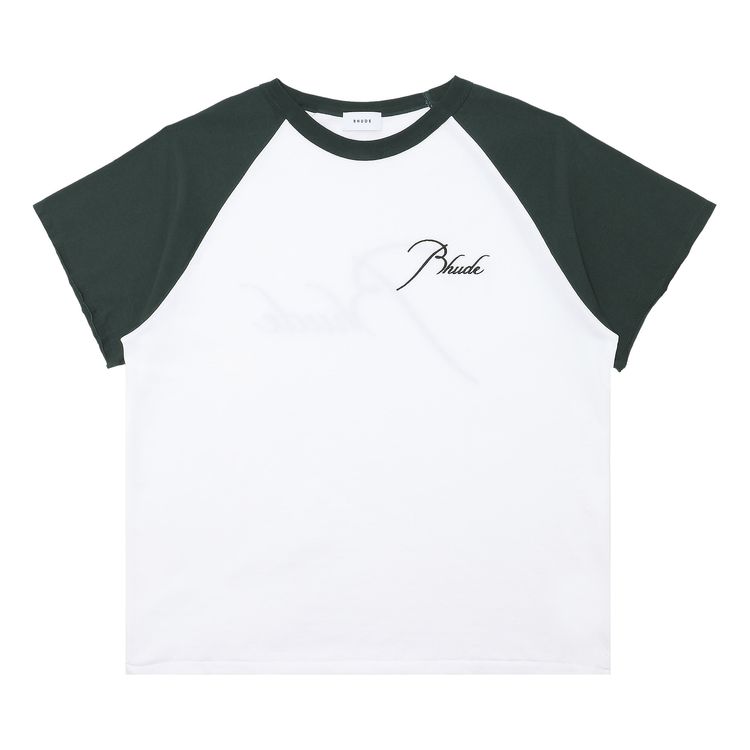 Rhude Raglan Tee WhiteGreen