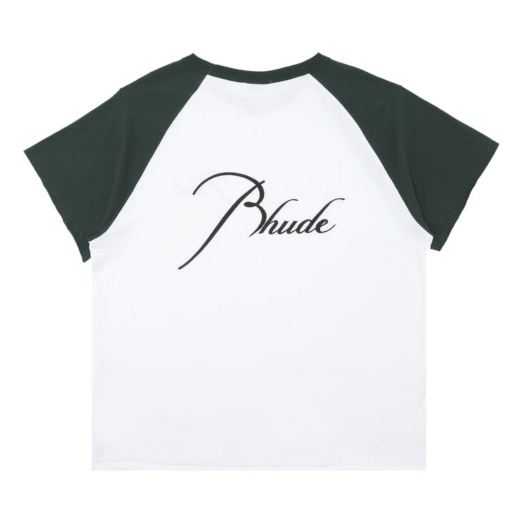 Rhude Raglan Tee WhiteGreen