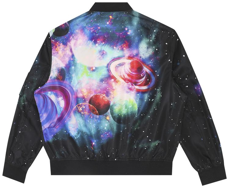 Valentino Galaxy Bomber Jacket Black
