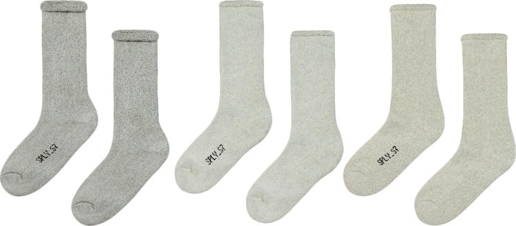 Kanye West Bouclette Socks (3 Pack) 'Two'