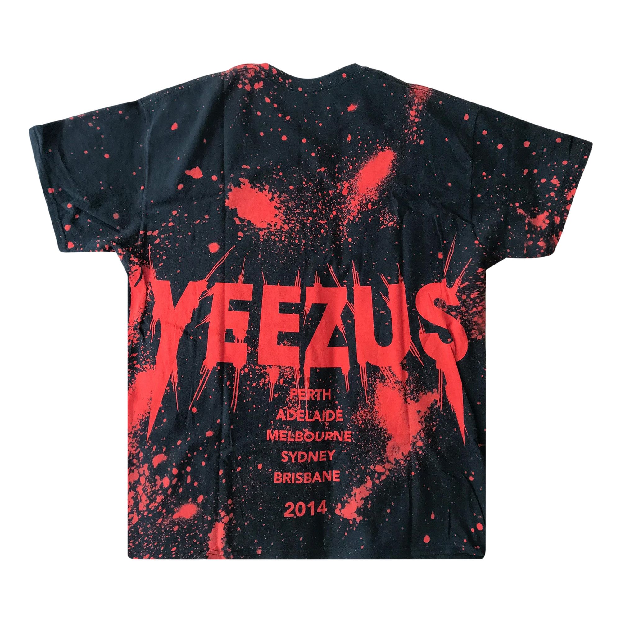 Buy Kanye West Yeezus Australian Tour Red Splatter Shirt