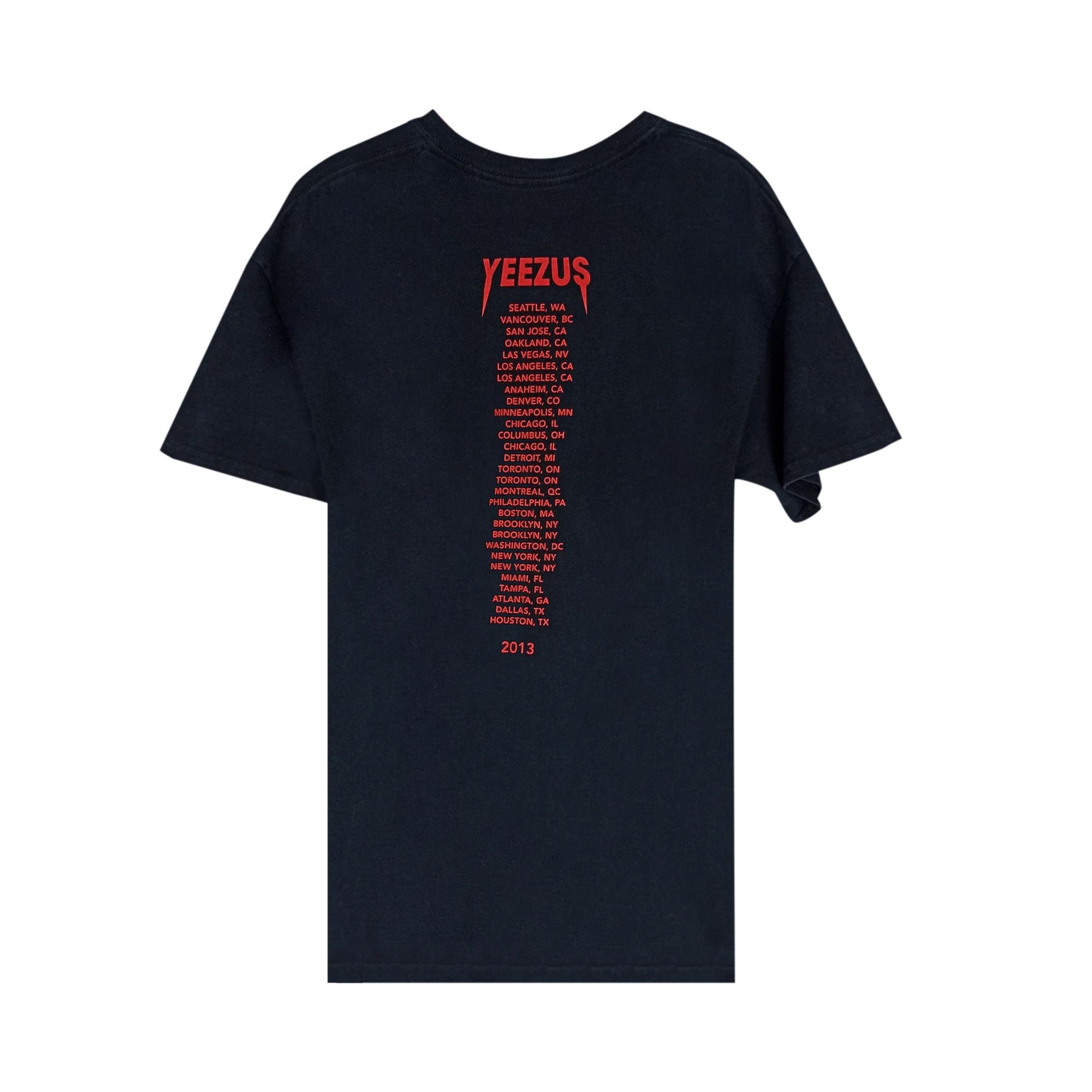 激安ブランド Wants God Tour Yeezus West Kanye Buy You 'Black T-Shirt Tシャツ/カットソー(半袖/袖なし)