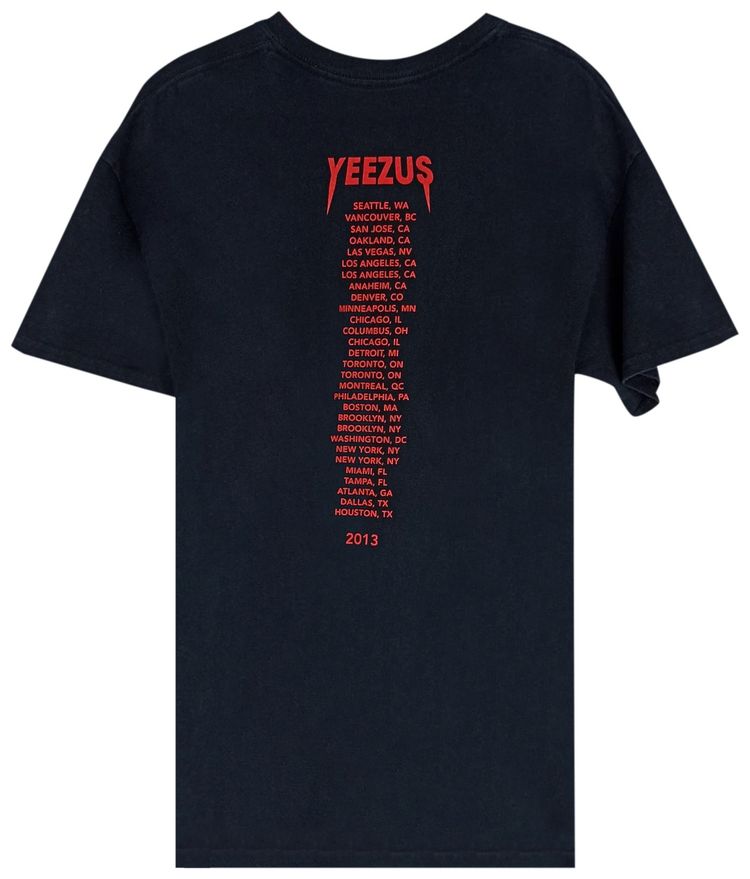 Kanye West Yeezus Tour God Wants You T Shirt Black