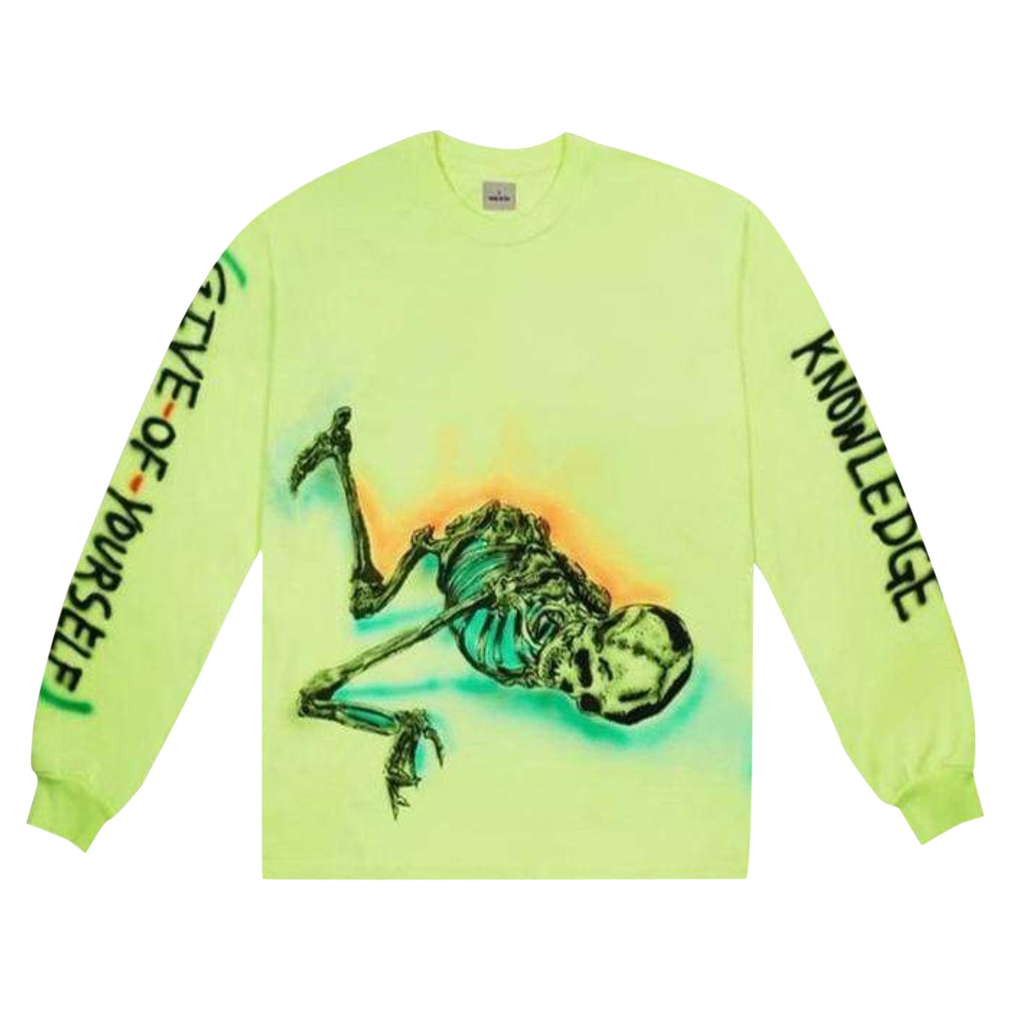 kayne west ロンT Buy Kanye West x Wes Lang Skeleton Long-Sleeve T-Shirt