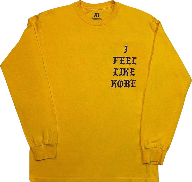 Kanye West I Feel Like Kobe/Pablo Mamba Day T-Shirt 'Yellow'