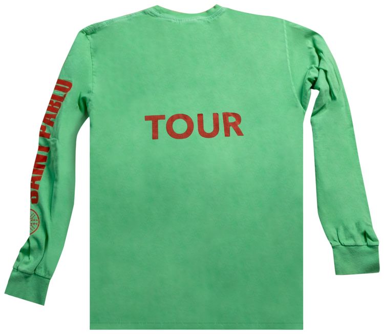 Kanye West Saint Pablo Tour Long Sleeve Green