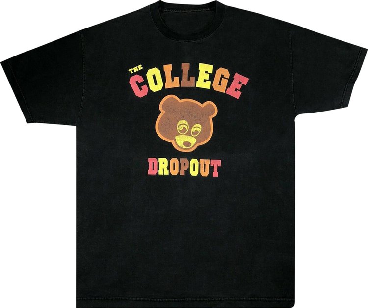 Kanye West College Dropout Truth Tour T-Shirt 'Black'