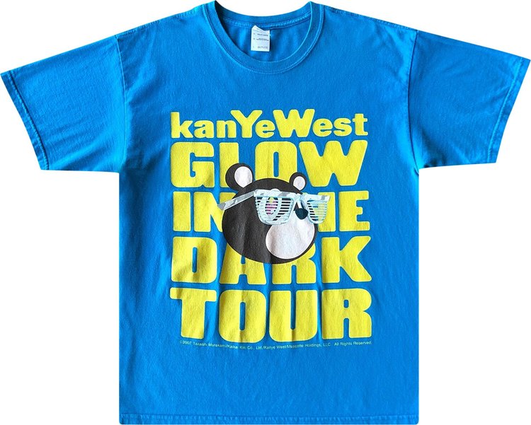 Kanye West Glow In The Dark Tour Takashi Murakami T-Shirt 'Blue'