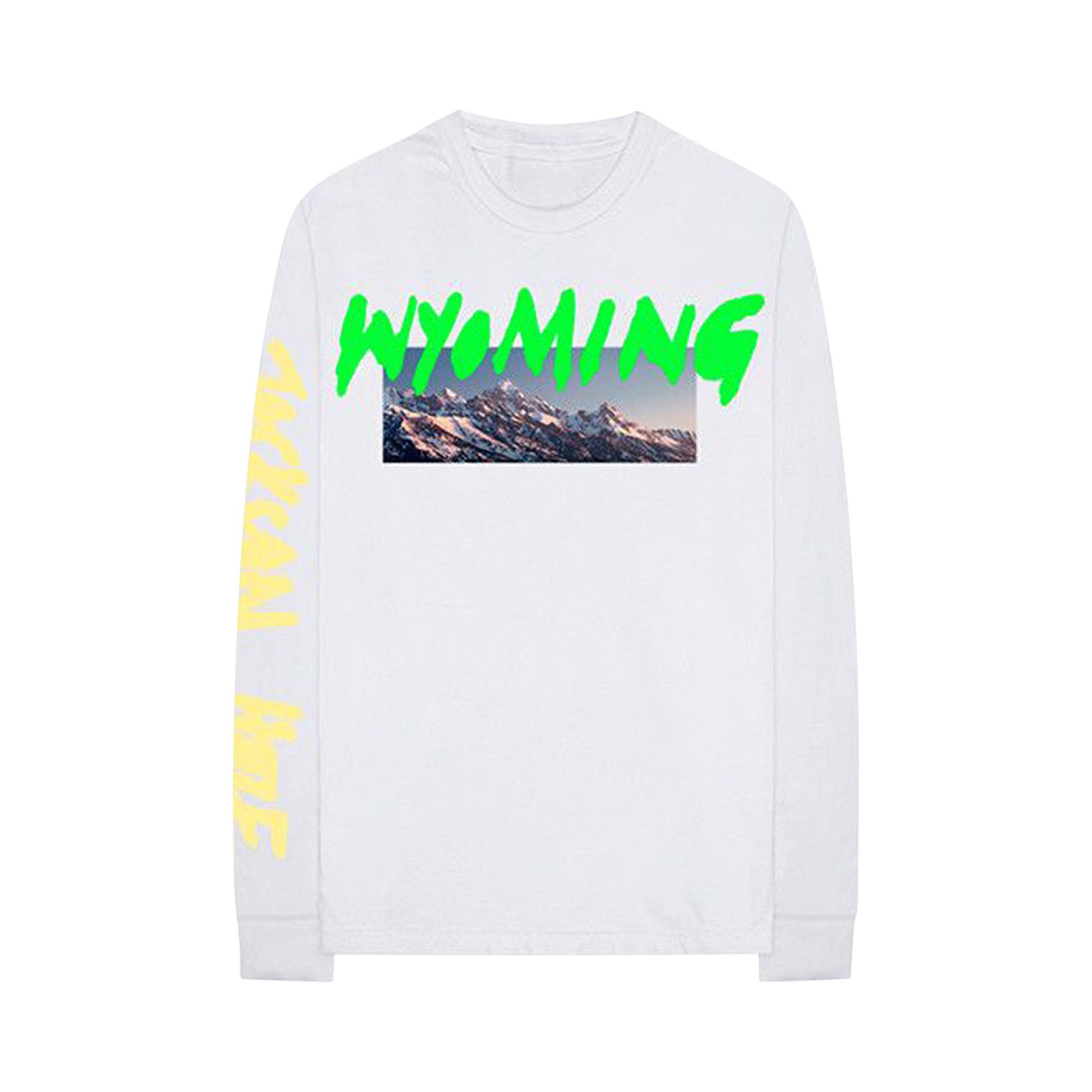 Buy Kanye West Wyoming Long Sleeve T Shirt White 2076
