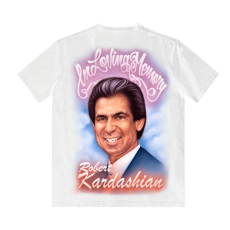 Kanye West Saint Pablo In Loving Memory T Shirt White