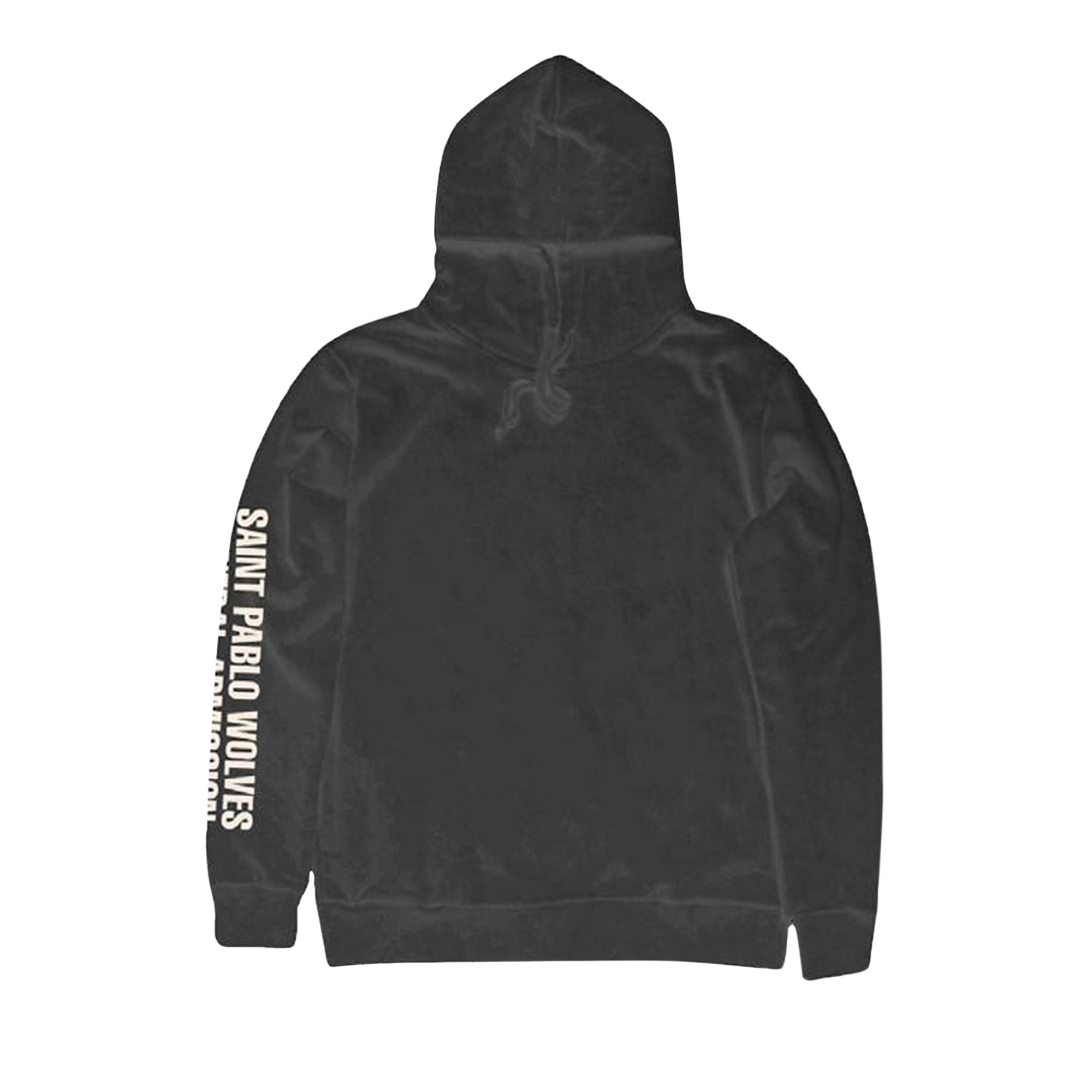 Buy Kanye West Saint Pablo Wolves Hoodie 'Black' - 2076