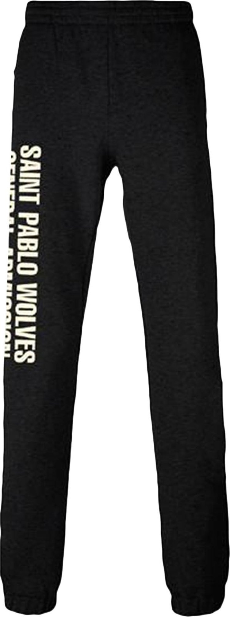 Kanye West Saint Pablo Wolves Sweatpants Black