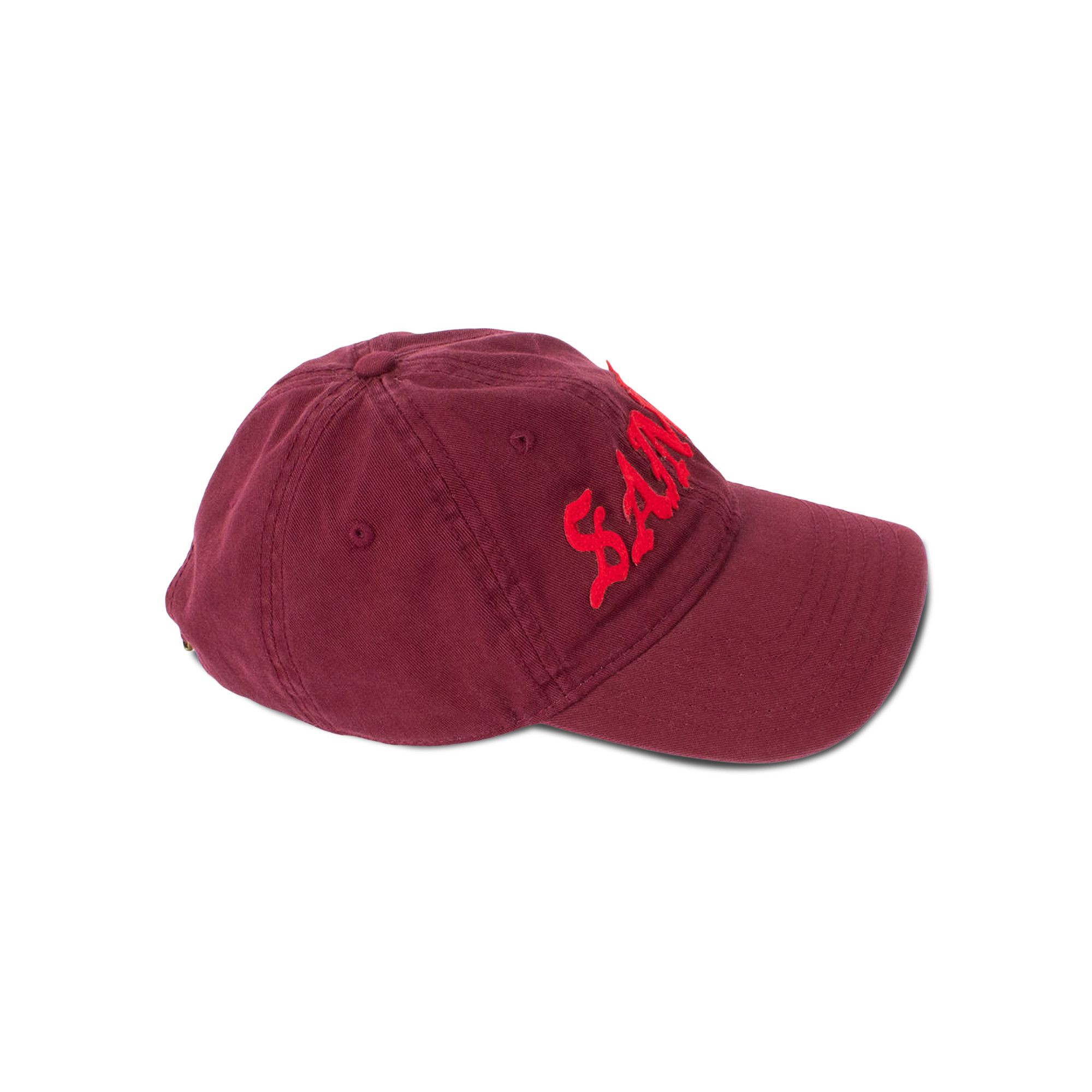 Buy Kanye West Applique Saint Hat 'Burgundy' - 2076