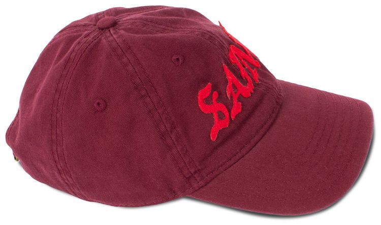 Kanye West Applique Saint Hat Burgundy