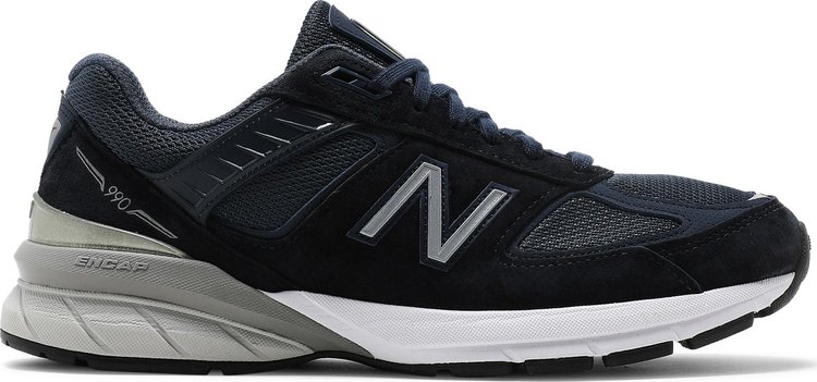 Buy Wmns 990v5 Made in USA Wide 'Navy Silver' - W990NV5 D | GOAT