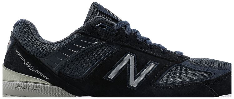 New Balance Wmns 990v5 Made in USA Wide Navy Silver