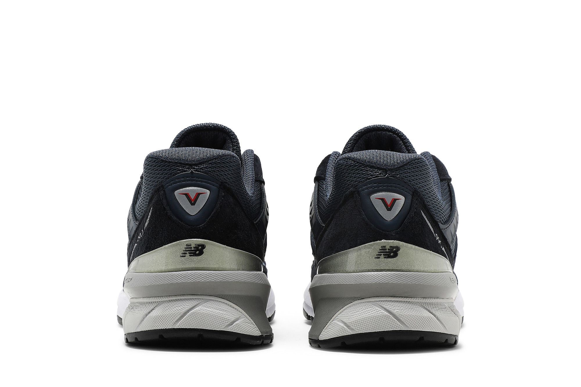 Buy New Balance Wmns 990v5 Made in USA Wide 'Navy Silver