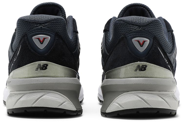 New Balance Wmns 990v5 Made in USA Wide Navy Silver