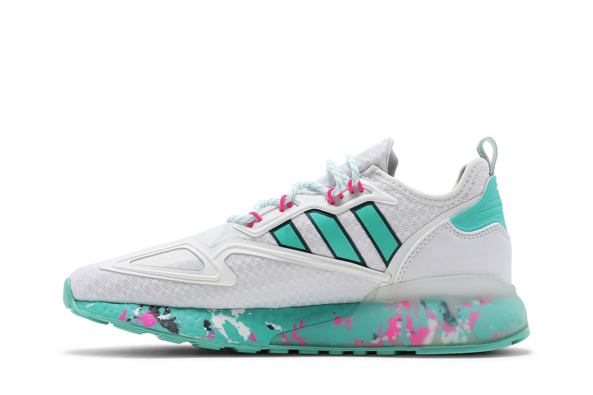 Buy Adidas ZX 2K Boost 'White Active Mint' - GX5373 | GOAT