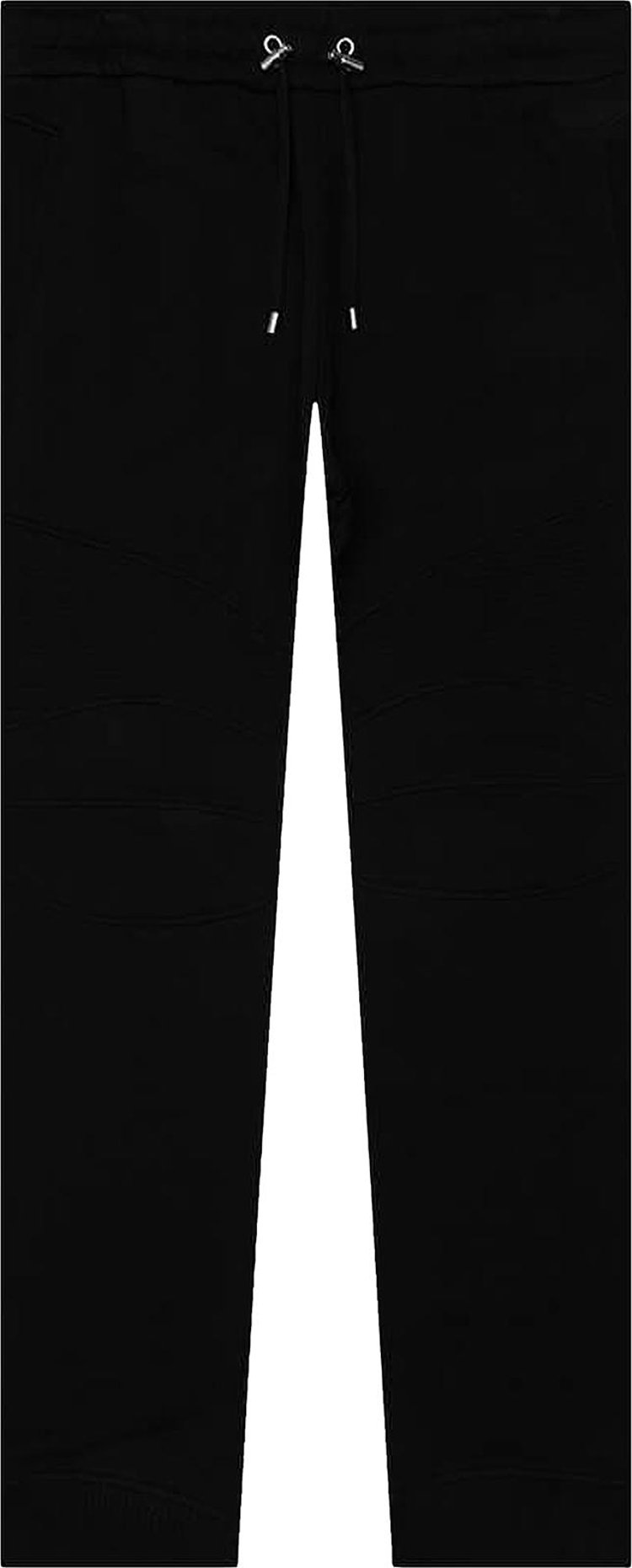 Balmain Ribbed Printed Sweatpants 'Noir/Blanc'