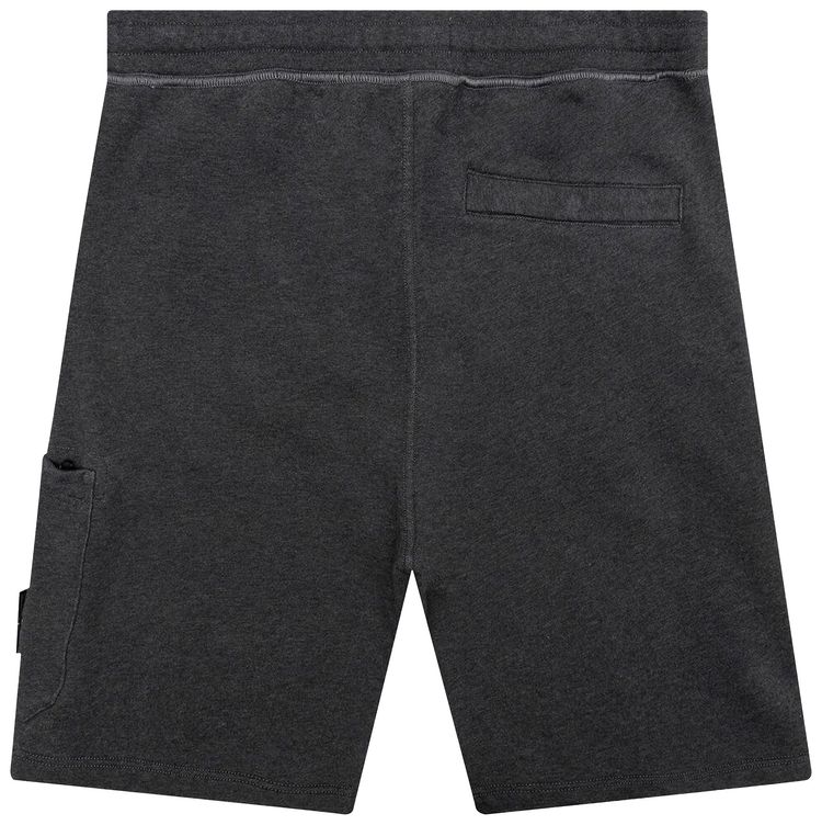 Stone Island Bermuda Cargo Shorts Melange Dark Grey