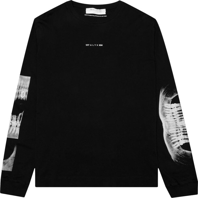 1017 ALYX 9SM Triple Print Long-Sleeve T-Shirt 'Black'