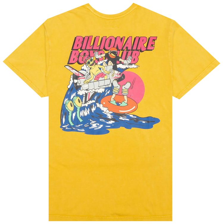 Billionaire Boys Club BB Space Wave Short Sleeve Knit Daffodil