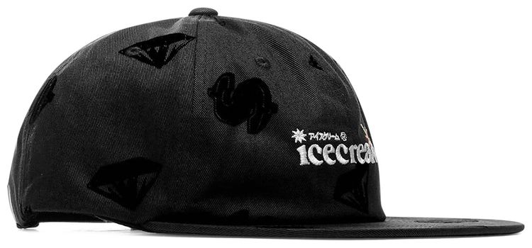 Icecream Syrup Polo Hat Black