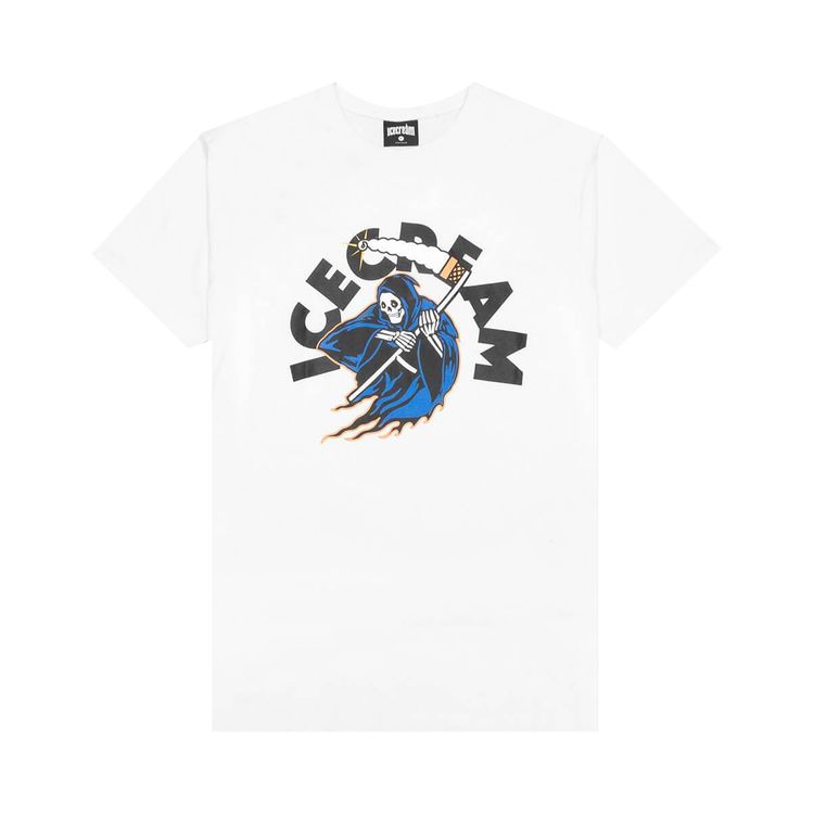 Icecream Dont Fear The Reaper Short Sleeve Tee White