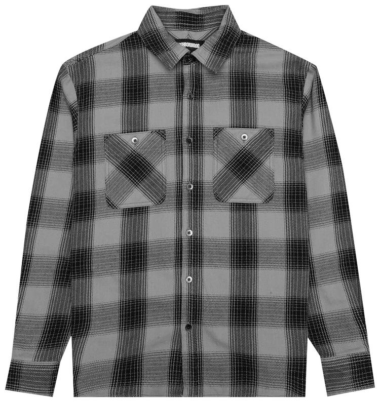 Neighborhood Lumbers Long Sleeve C Shirt Grey