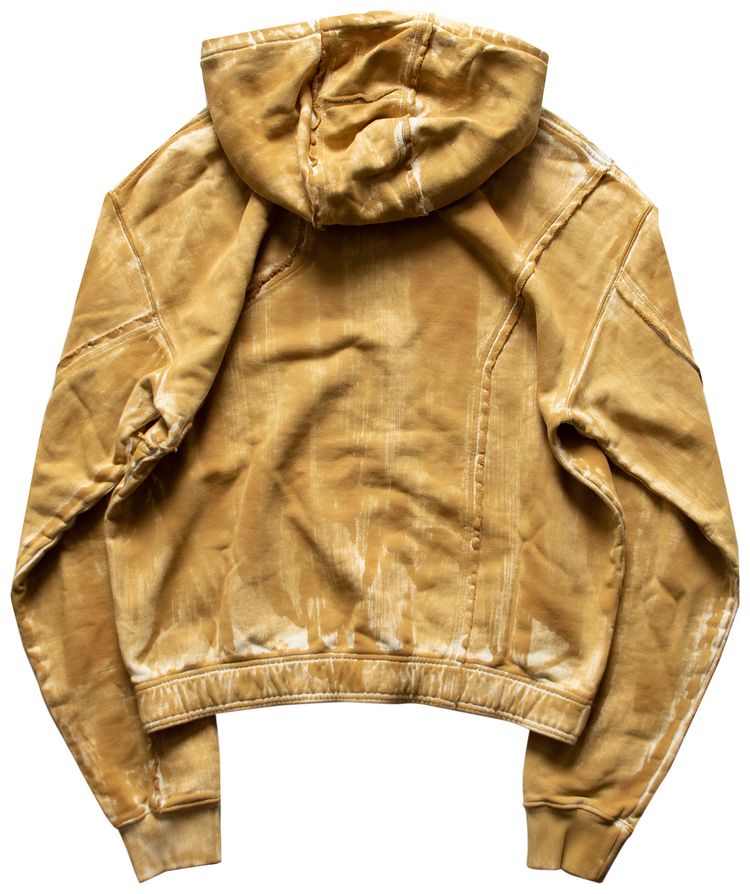 A Cold Wall Knitted Corrosion Hooded Sweatshirt Sulphur