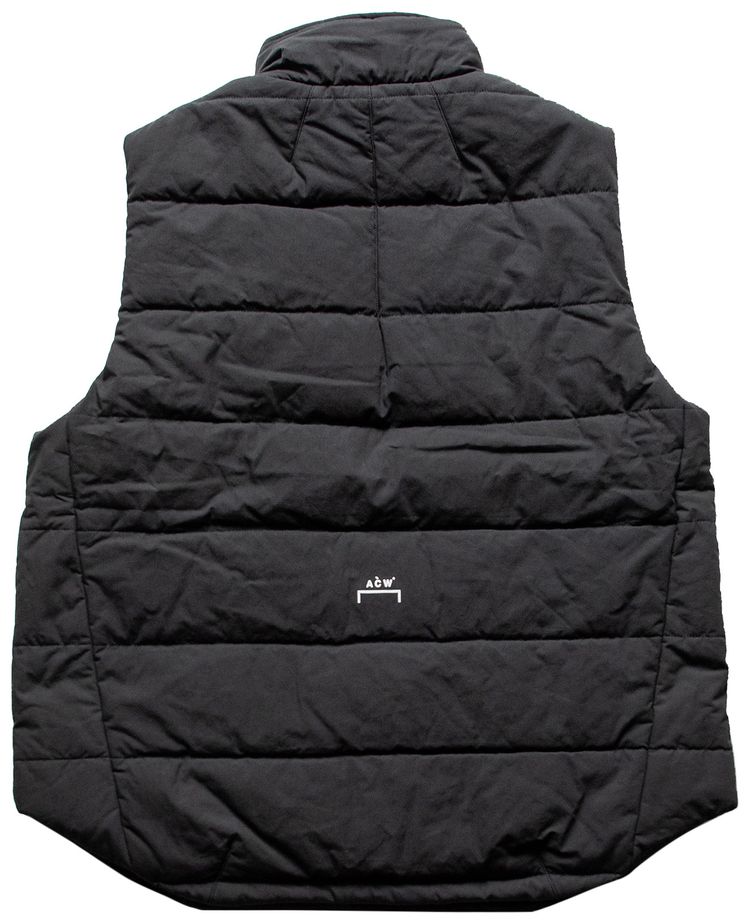 A Cold Wall Woven Funnel Gilet Black