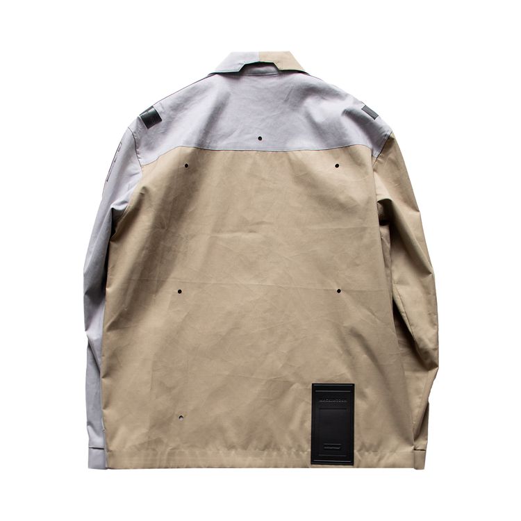 A Cold Wall Woven Mackintosh Over Shirt Fawn
