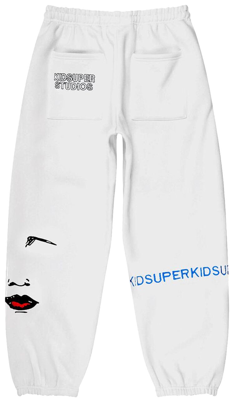 KidSuper Super Sweatpants White