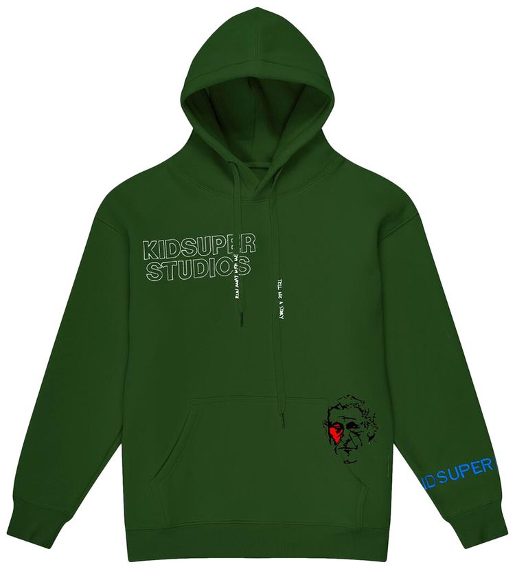 KidSuper Super Hoodie Forest Green