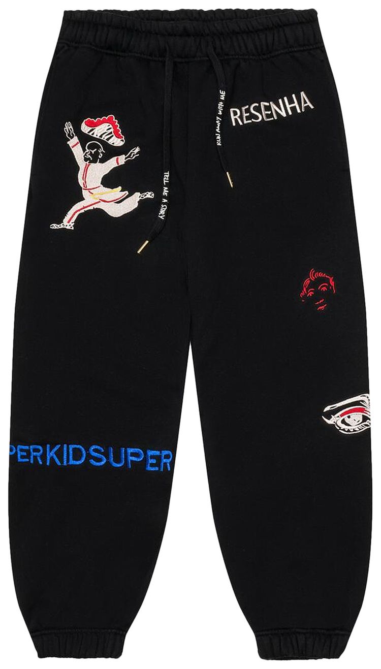 KidSuper Super Sweatpants Black