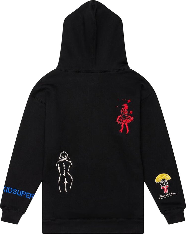 KidSuper Super Hoodie Black