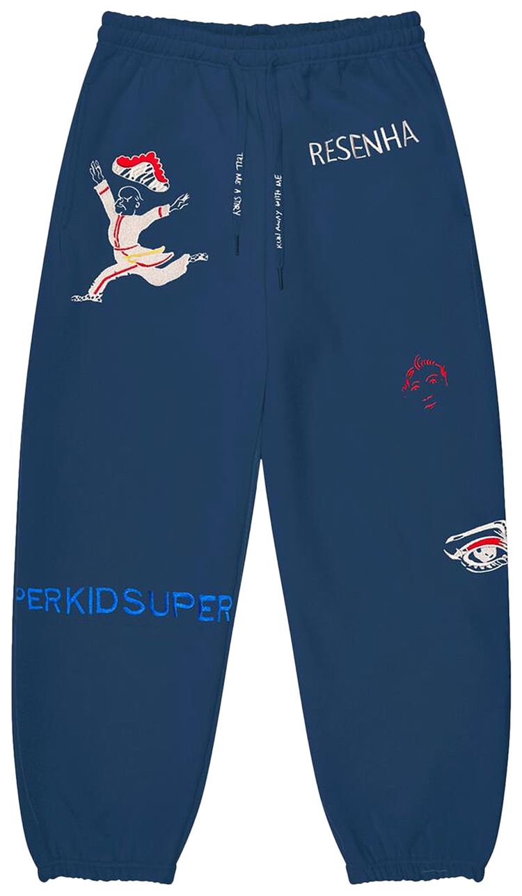 KidSuper Super Sweatpants Dark Blue